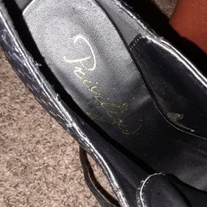 Privileged Shoes - Oxford cut out wedge Deena bootie Privileged Shoes - Oxford cut out wedge Deena bootie